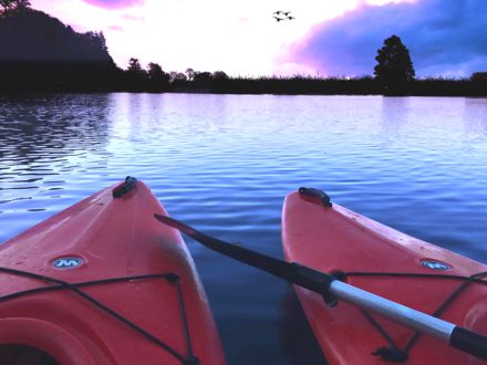 Kayaking on Quadra Island